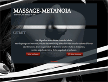 Tablet Screenshot of massage-metanoia.de
